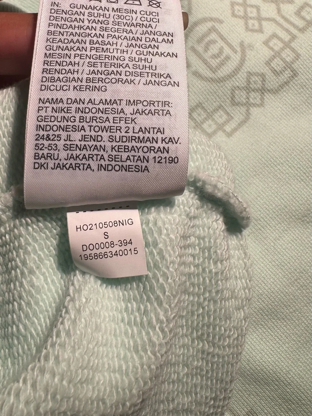100% Authentis Jordan X CLOT Jade Fleece Hoodie